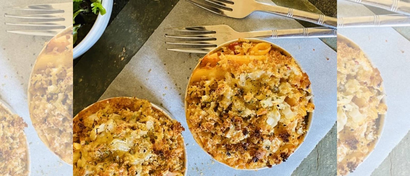 CHEESY TOMATO TUNA BAKE