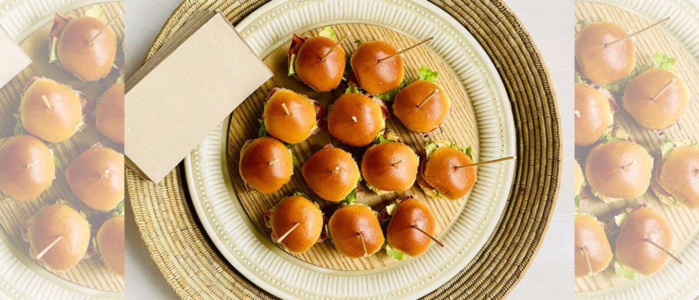EASY MUSTARD HAM AVOCADO SLIDERS