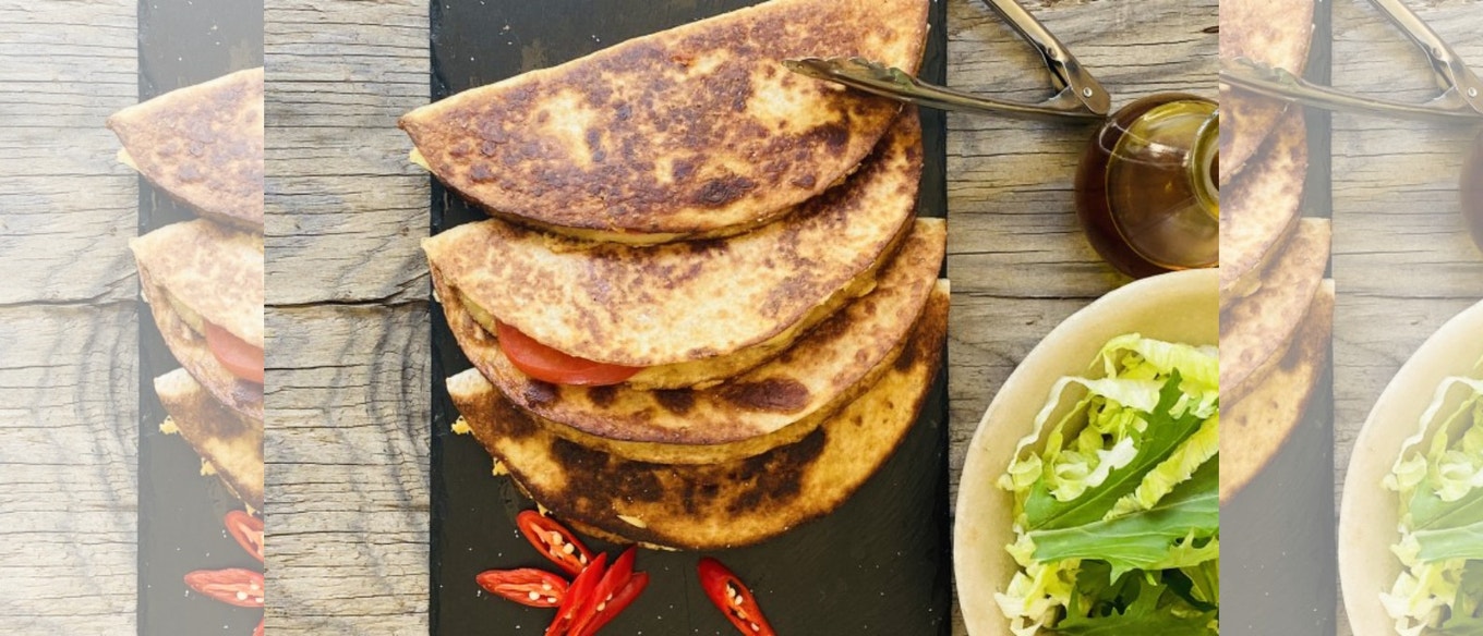 CHICKEN QUESADILLAS