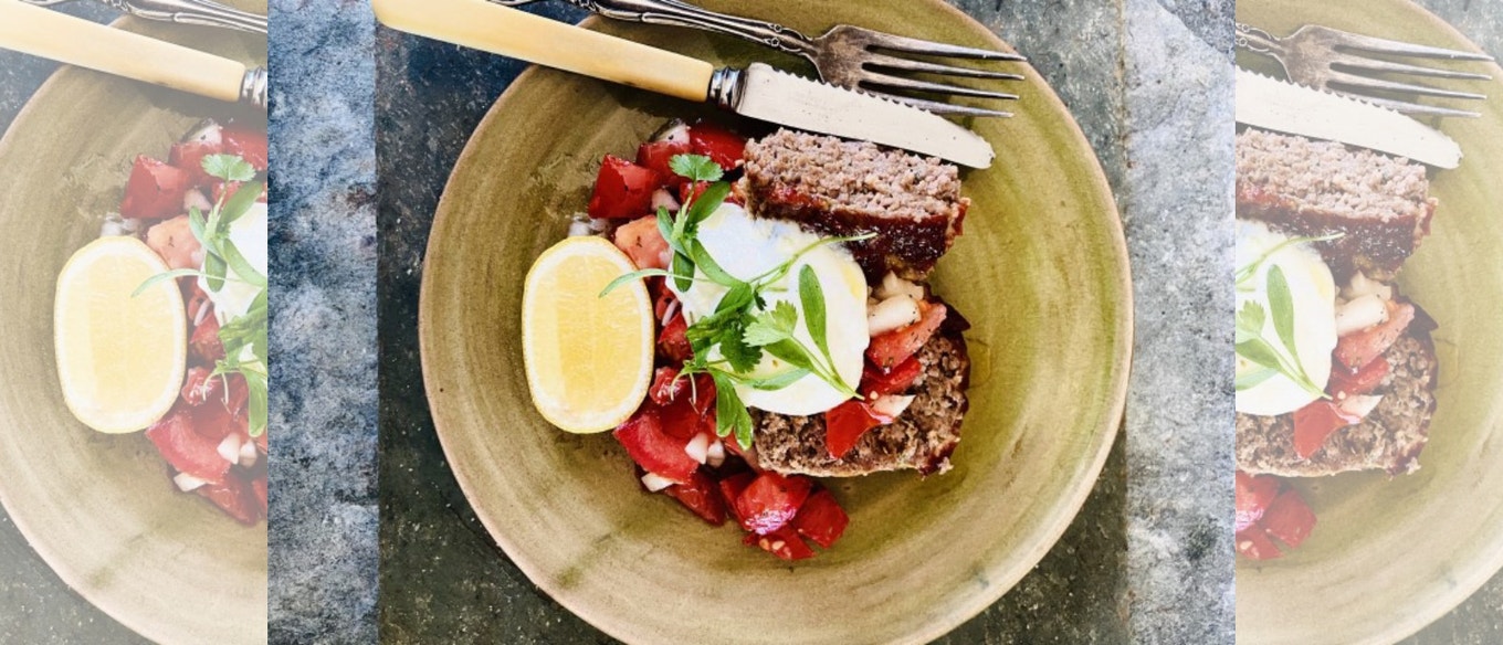 GREEK BEEF AND PORK TERRINE WITH YOGHURT AND SPICY TOMATO SALAD.jpg