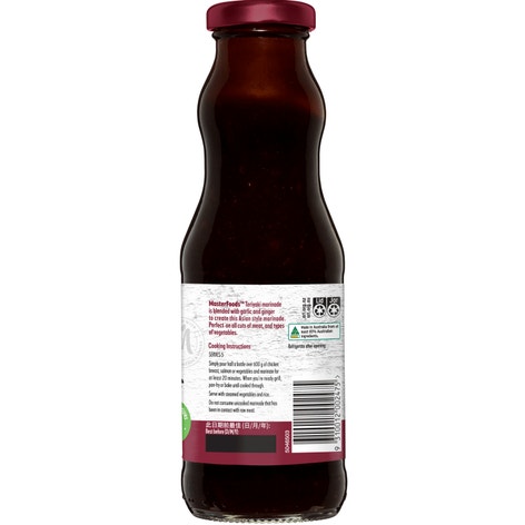 MASTERFOODS Marinade Teriyaki 375g Bottle