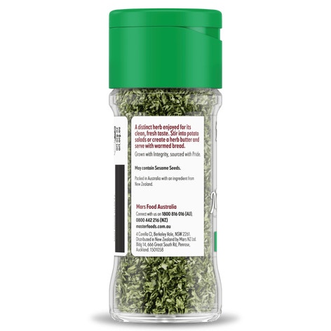 MASTERFOODS Herbs Parsley Flakes 4g Jar