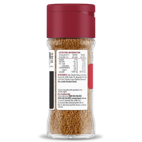 MASTERFOODS Seasoning Fries Sprinkle 45g Jar