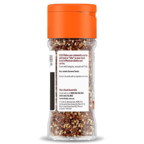MASTERFOODS Spice Chilli Flakes 18g Jar