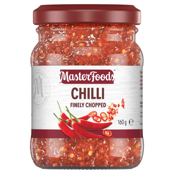 MASTERFOODS Chilli Finely Chopped 160g Jar