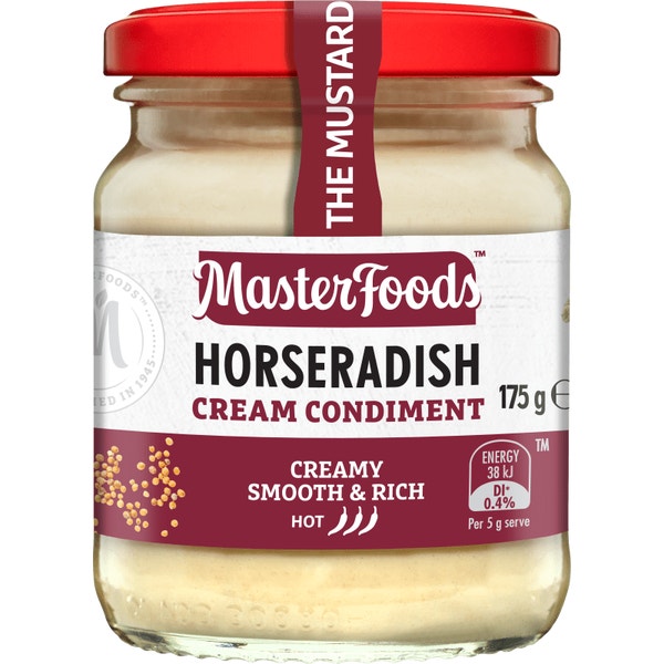 MASTERFOODS Horseradish Cream 175g Jar
