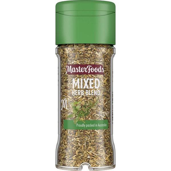 MASTERFOODS Dried Mixed Herbs 10g Jar