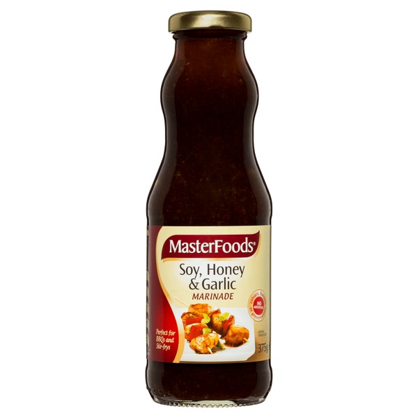 MASTERFOODS Marinade Soy, Honey & Garlic 375g Bottle