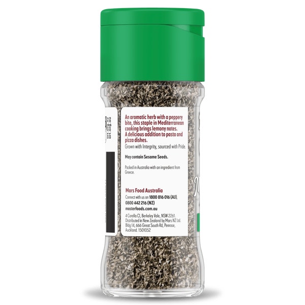 MASTERFOODS Herbs Oregano Leaves 5g Jar