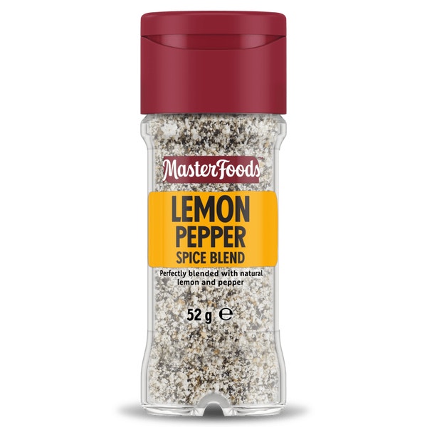 MASTERFOODS Seasoning Lemon Pepper 52g Jar