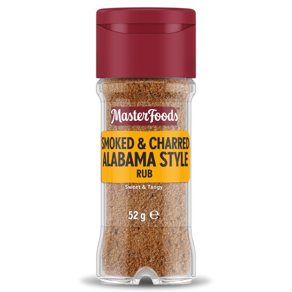 MASTERFOODS Smoked & Charred Alabama Style Rub 52g Jar
