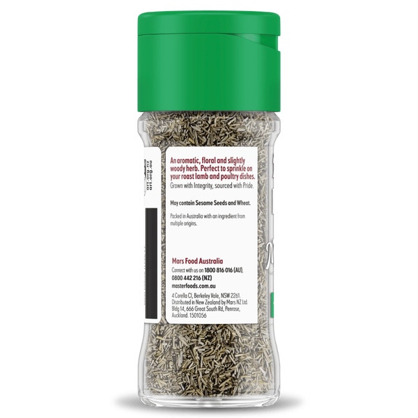 MASTERFOODS Herbs Rosemary Leaves 16g Jar