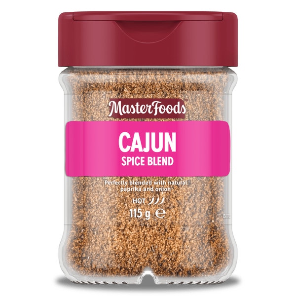 MASTERFOODS Seasoning Hot & Spicy Cajun 115g Jar
