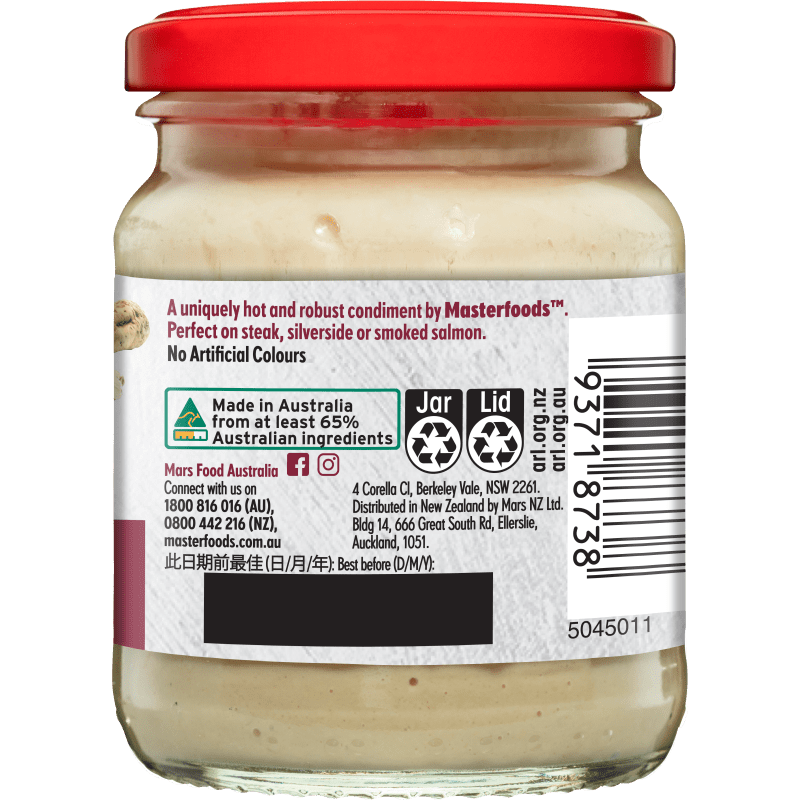 Enjoy our Horseradish Cream with your next roast MasterFoods™